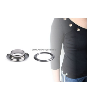 Ojal Metálico 10 Mm Prata - costura
