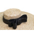 Braided natural straw ornament "FLOR"