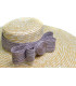 Braided natural straw ornament "FLOR"