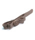 Braided natural straw ornament "FLOR"