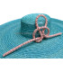 Natural straw ornament "LAZO"