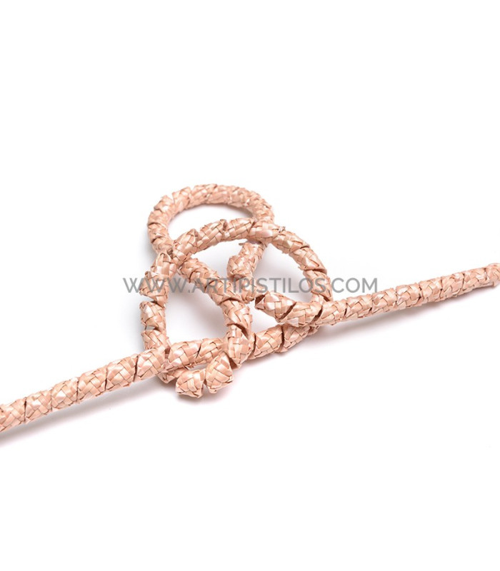 Natural straw ornament "LAZO"