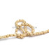 Natural straw ornament "LAZO"
