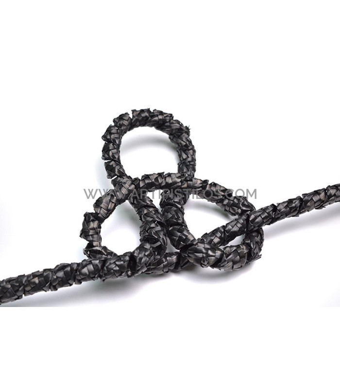 Natural straw ornament "FLOR"