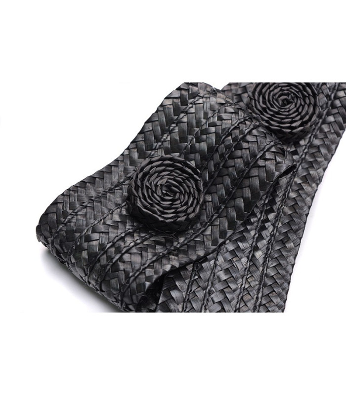 Ornamento de paja natural trenzada "BELT"