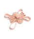 Ornamento de paja natural trenzada "MARIPOSA"