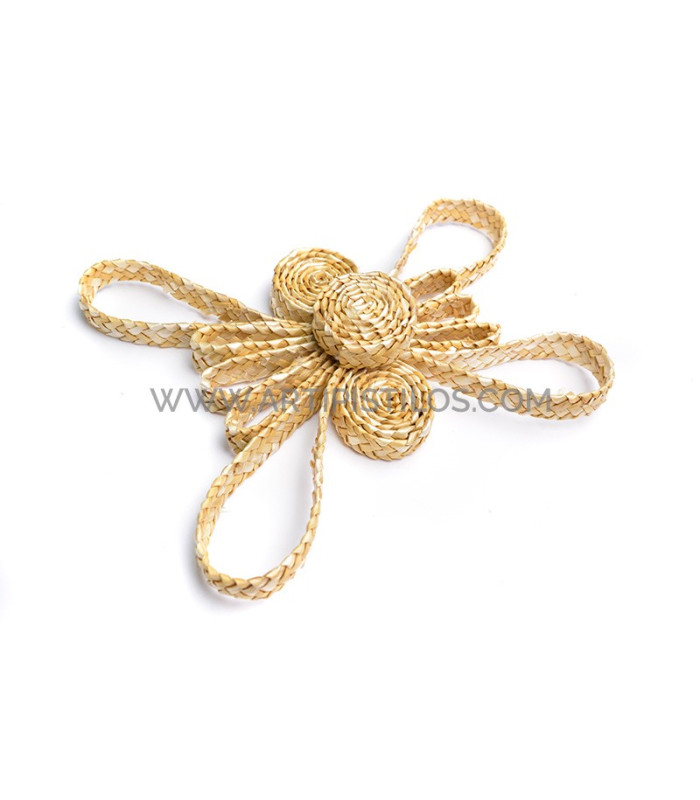 Natural straw ornament "MARIPOSA"