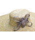 Ornamento de paja natural trenzada "MARIPOSA"