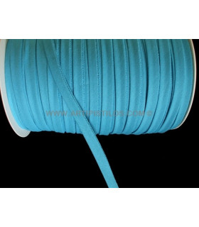 Espagueti 10 Mm. Mate 1 Metro De Largo X 10 Mm. De Ancho Azul Turquesa - para pegar tela
