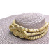 Braided natural straw ornament "OCTOPUS"