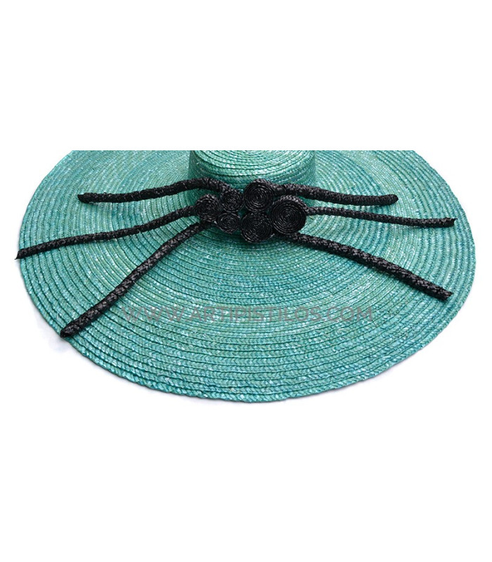 ORNAMENTO DE PAJA NATURAL TRENZADA "OCTOPUS"