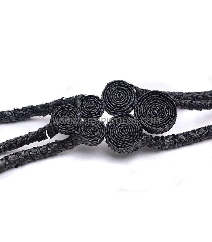 ORNAMENTO DE PAJA NATURAL TRENZADA "OCTOPUS"