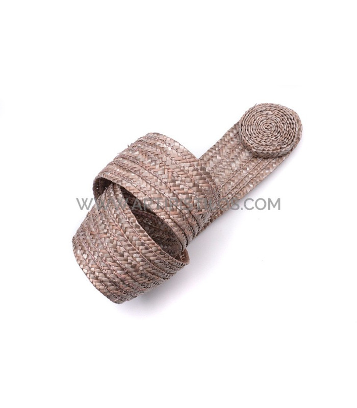 Braided natural straw ornament "MAUD"
