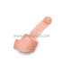 Ornamento de paja natural trenzada "MAUD"