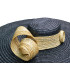 Braided natural straw ornament "MAUD"