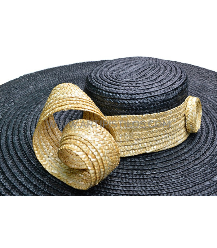 Braided natural straw ornament "MAUD"
