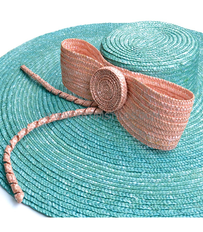 Braided natural straw ornament "ALTAI"