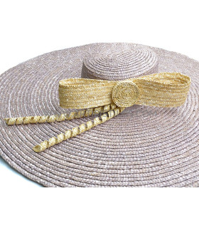 Braided natural straw ornament "ALTAI"