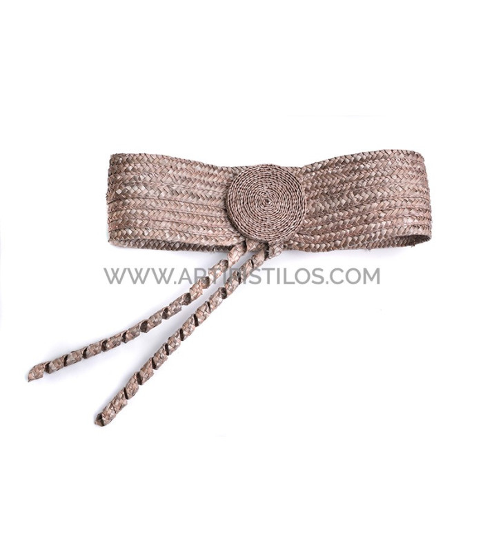 Ornamento de paja natural trenzada "ALTAI"