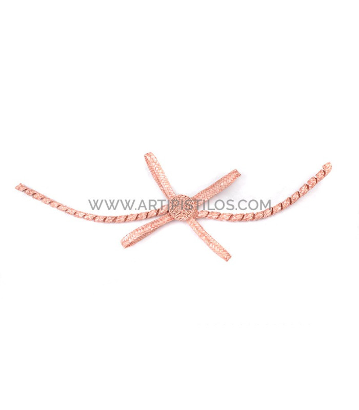 Ornamento de paja natural trenzada "ASPAS"