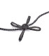 Braided natural straw ornament "ASPAS"