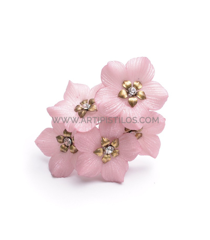 FLOR DE PORCELANA FRESCA 3 CM