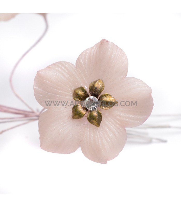 FLOR DE PORCELANA FRESCA 3 CM