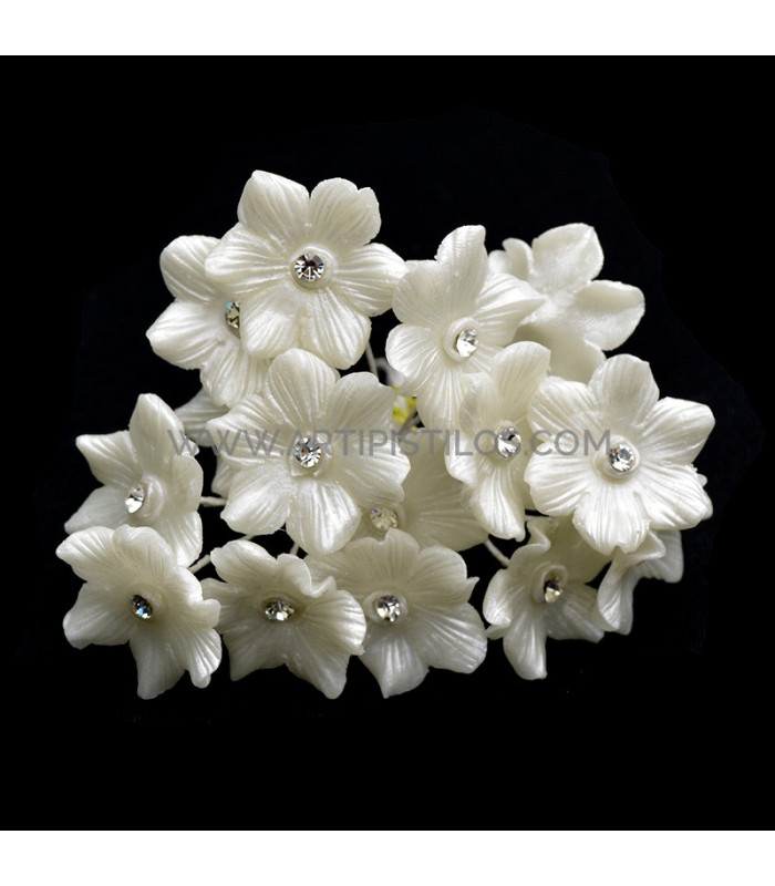 FLOR DE PORCELANA FRÍA 2,4 CM