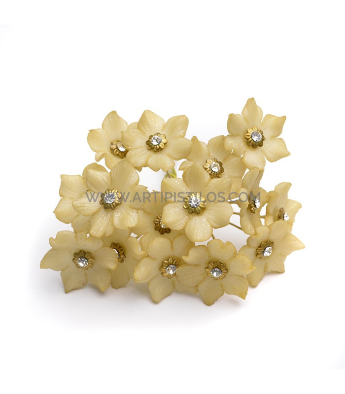 FLOR DE PORCELANA FRÍA 2,4 CM