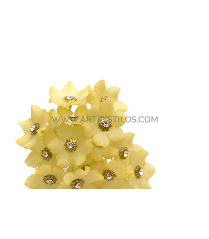 FLOR DE PORCELANA FRÍA 2,4 CM