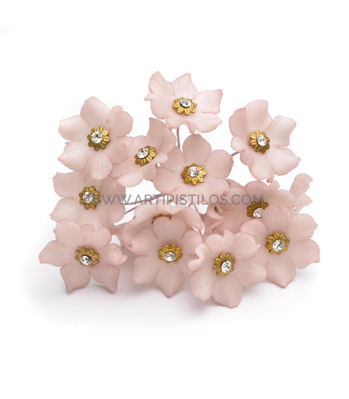 FLOR DE PORCELANA FRÍA 2,4 CM