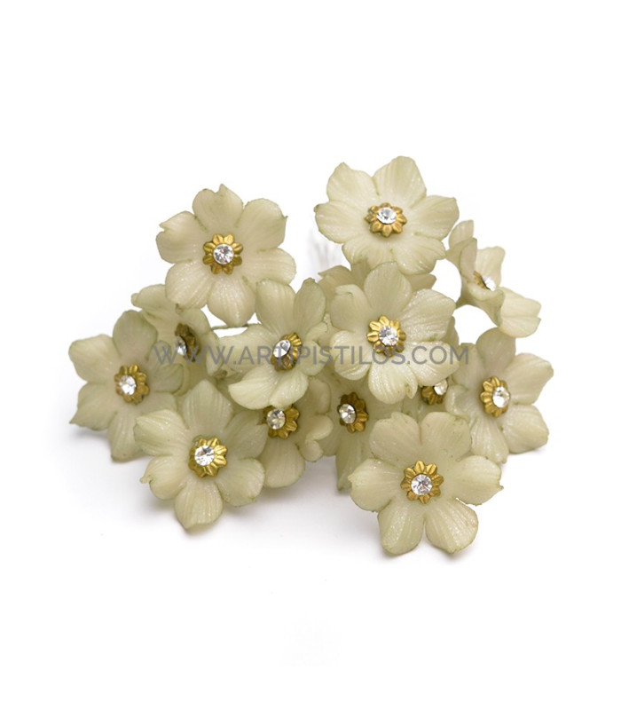 FLOR DE PORCELANA FRÍA 2,4 CM