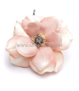 Anemone De Tecido De Rosa - plástico