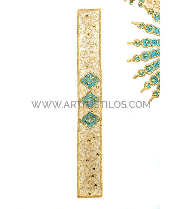 Adorno termo adhesivo para ropa (cuello y puños)