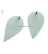 Synthetic Leather leaf  6,2 x 3,4 cm