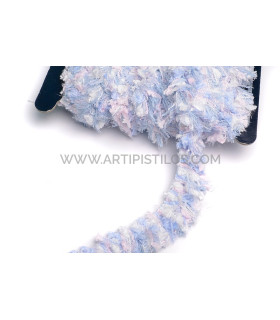 Fleco pasamanería lana acrilica 4 cm