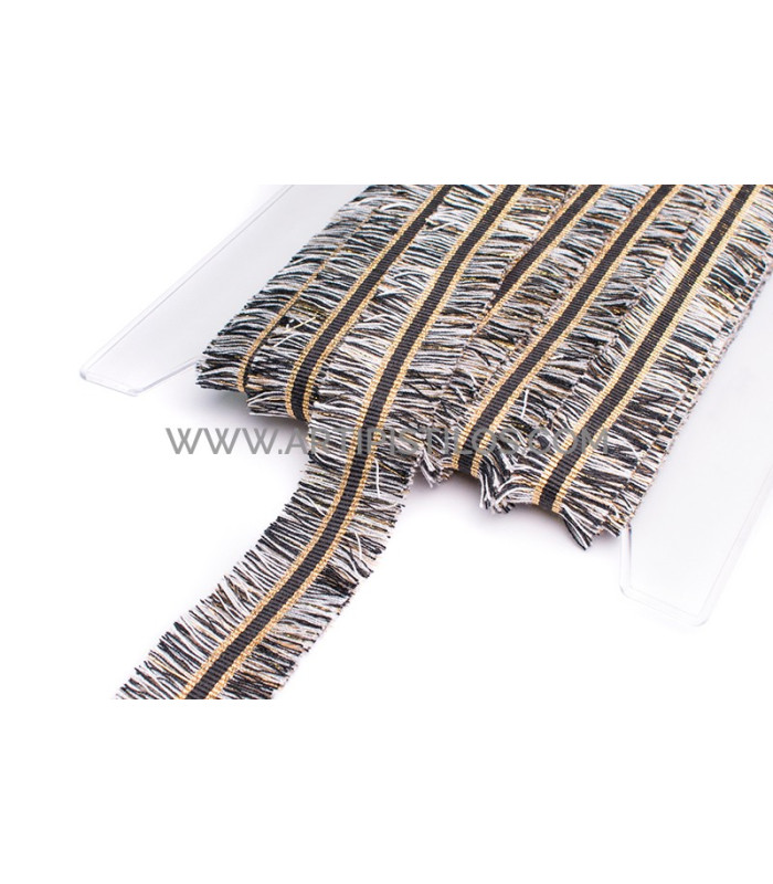Guarnições de poliéster / lurex 30 mm