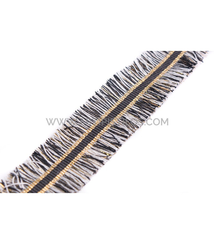 Trimming polyester + lurex 30 mm