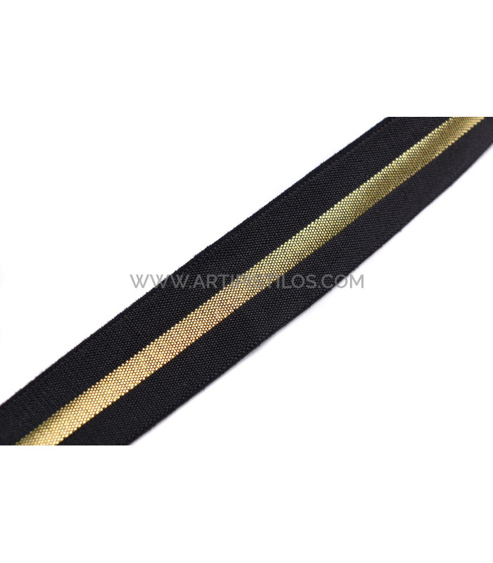 Bright metallic elastic tape 20 MM