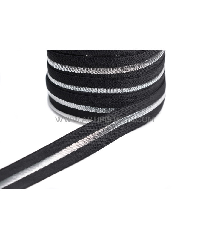 Fita elástica metálica brilhante 20 MM