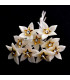 FLOR DE PORCELANA FRÍA CON PERLA 1,8 CM