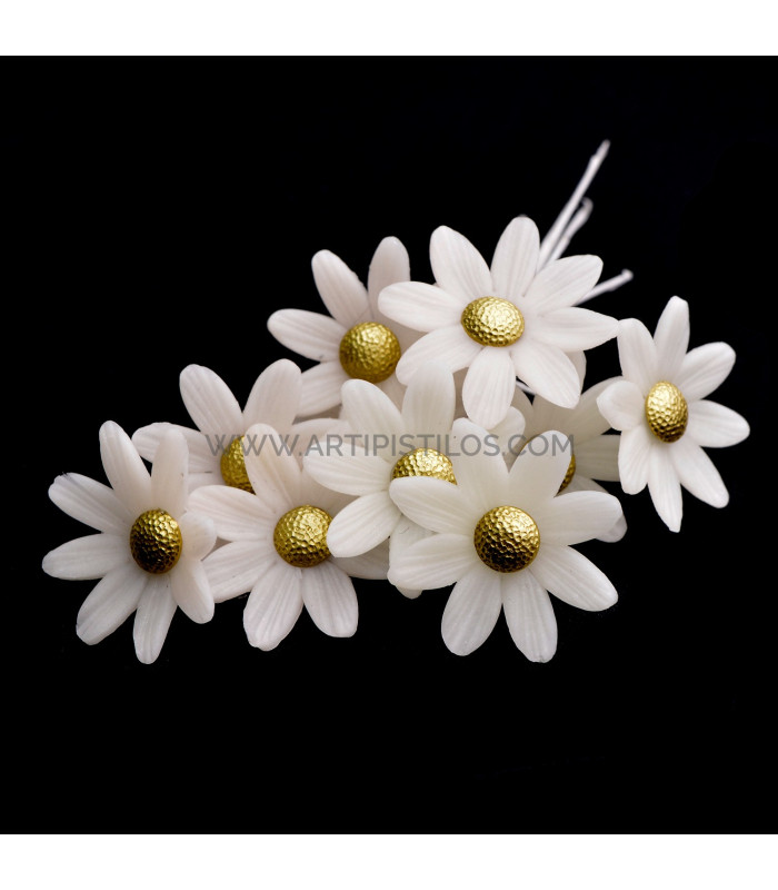 MARGARITA DE PORCELANA FRÍA 2,8 CM