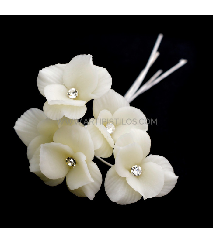 FLOR DE PORCELANA FRÍA 2,3 CM