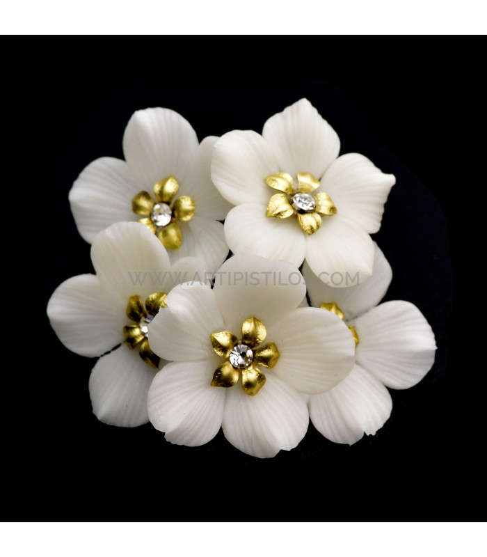 COLD PORCELAIN FLOWER 3 CM