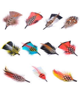 Aplicación plumas para hombreras decorativas o tocados - Varios colores