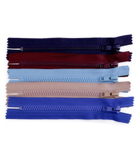 plastic zipper 16 cm X 5 mm