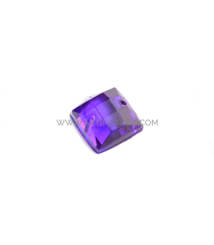 Piedra cuadrada para confección 12 x 12 mm