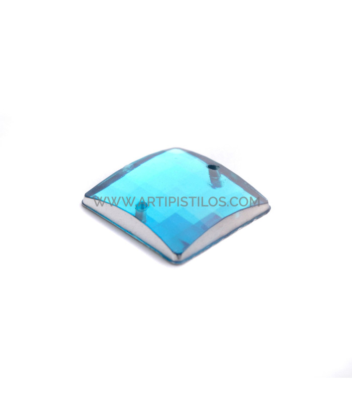 Pedra quadrada 16 x 16 mm-