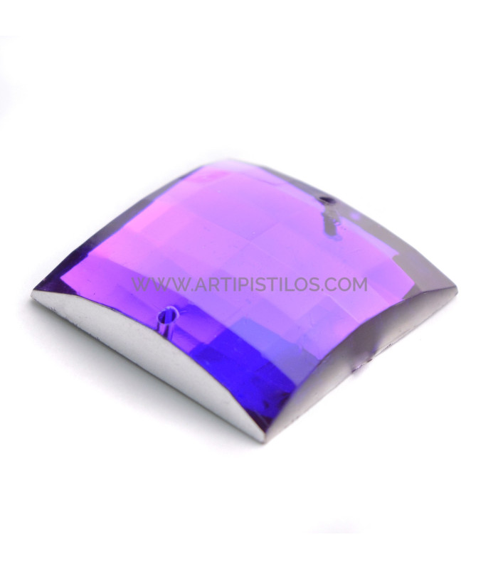 PIEDRA CUADRADA PARA CONFECCIÓN 25 X 25 MM