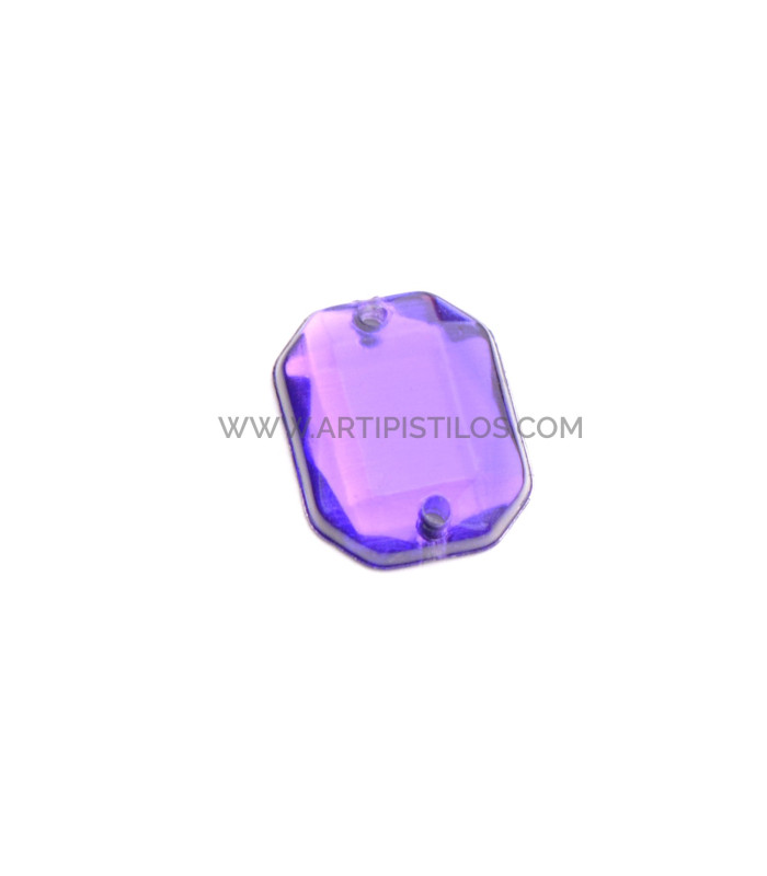 Piedra rectangular para confección 8 x 10 mm